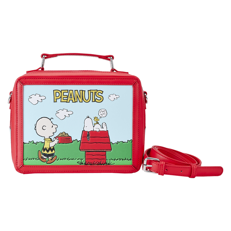 LOUPNTB0012 Peanuts - Charlie Brown Lunchbox Crossbody - Loungefly - Titan Pop Culture