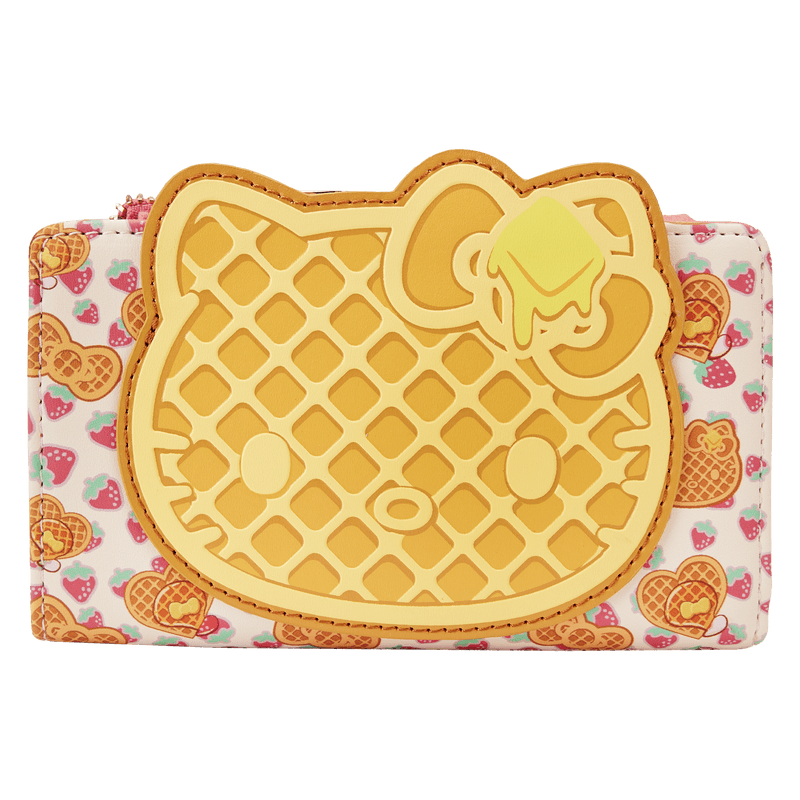 LOUSANWA0957 Hello Kitty - Breakfast Waffle Flap Wallet - Loungefly - Titan Pop Culture