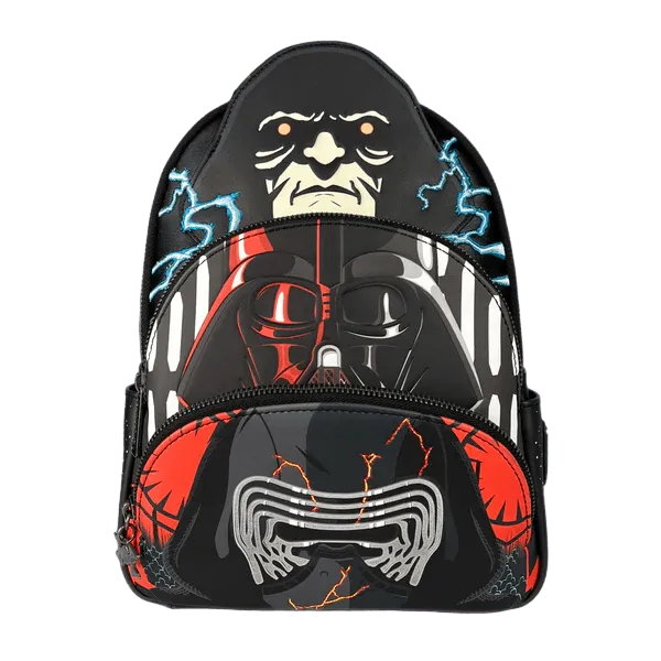 LOUSTBK0330 Star Wars - Dark Side Sith US Exclusive Mini Backpack [RS] - Loungefly - Titan Pop Culture