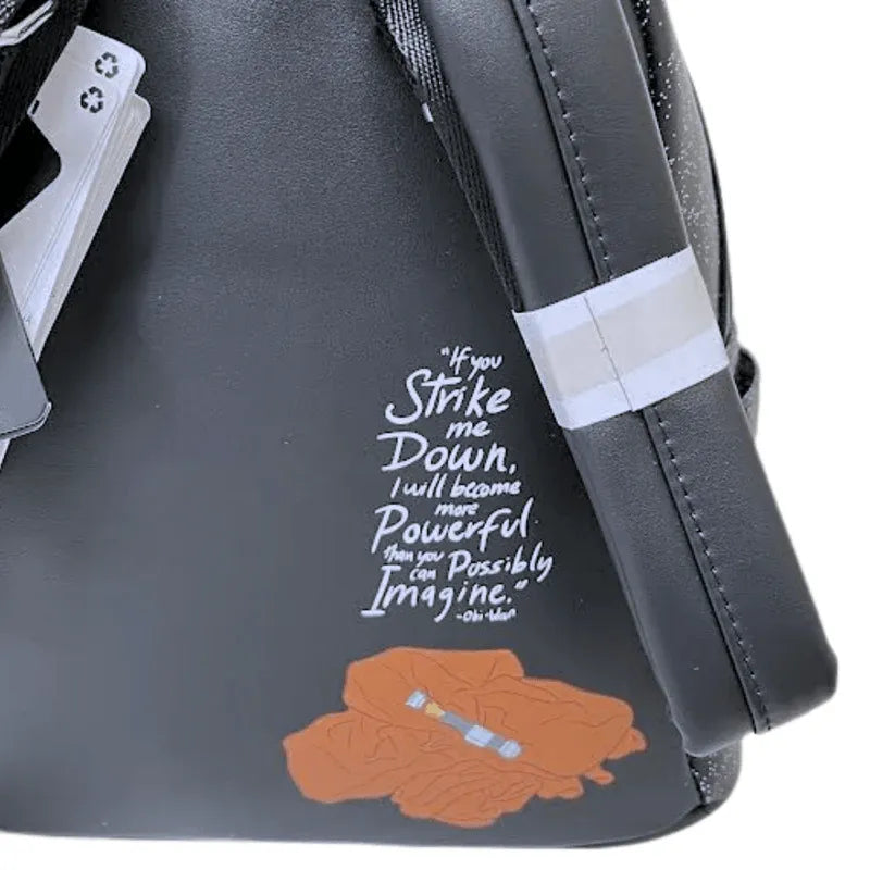 LOUSTBK0383 Star Wars - Darth Vader & Obi-Wan Light-Up US Exclusive Mini Backpack [RS] - Loungefly - Titan Pop Culture