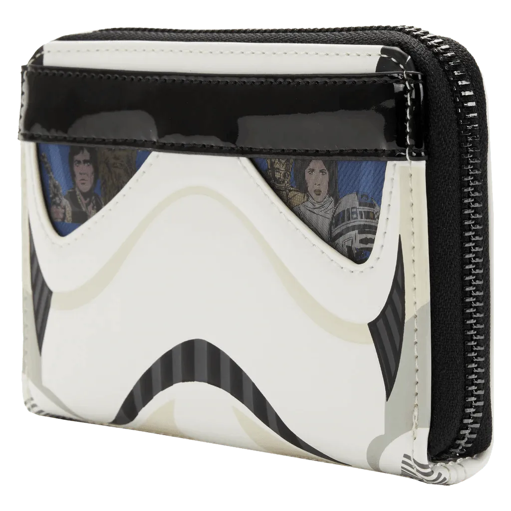 LOUSTWA0183 Star Wars - Stormtrooper Zip Purse - Loungefly - Titan Pop Culture