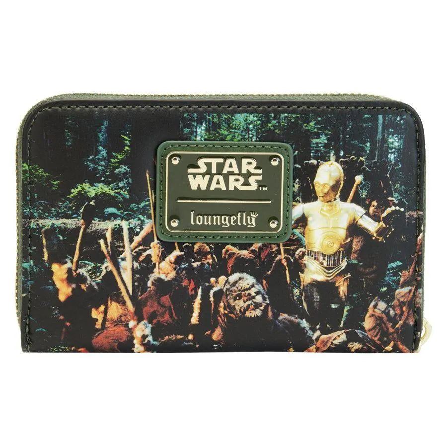 LOUSTWA0233 Star Wars: Return of the Jedi - Scenes Zip Around Purse - Loungefly - Titan Pop Culture