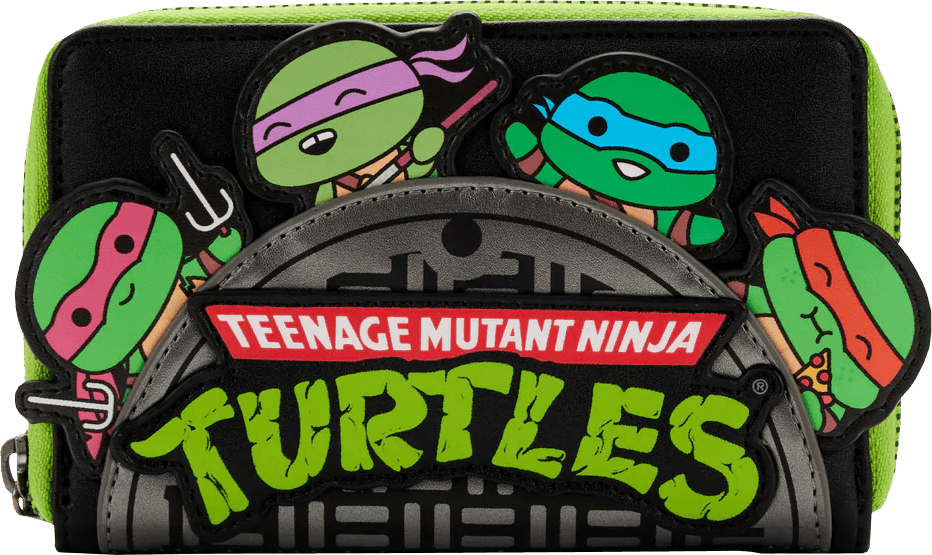 LOUTMNTWA0001 Teenage Mutant Ninja Turtles (TV 1987) - Sewer Cap Zip Purse - Loungefly - Titan Pop Culture