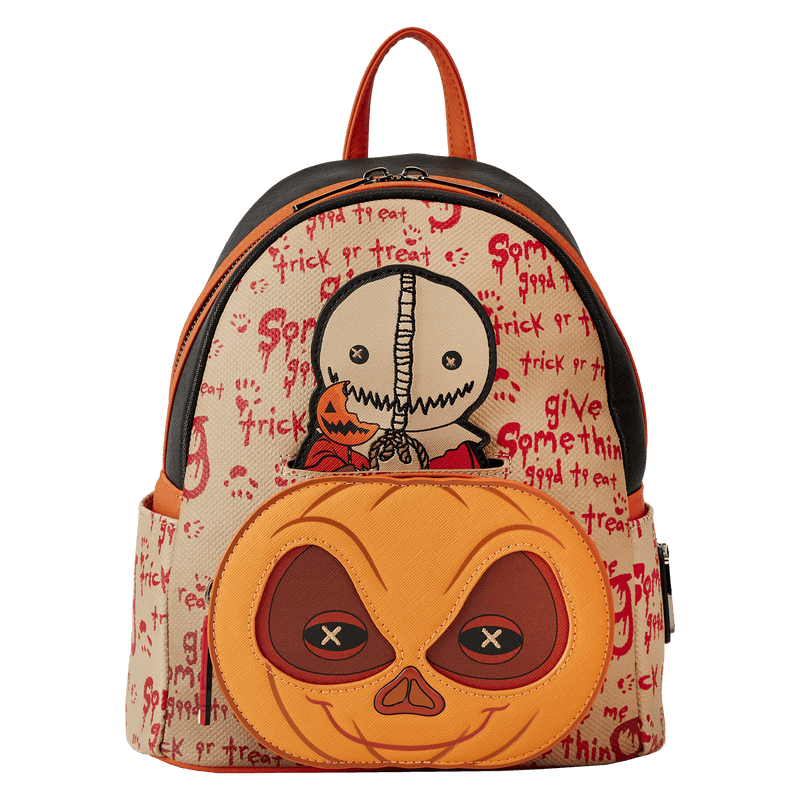 LOUTRTBK0008 Trick 'R Treat - Pumpkin Cosplay Mini Backpack - Loungefly - Titan Pop Culture