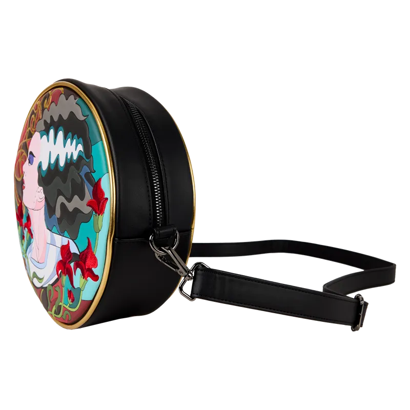 LOUUMTB0009 Universal Monsters - The Bride of Frankenstein Stained Glass Crossbody Bag - Loungefly - Titan Pop Culture