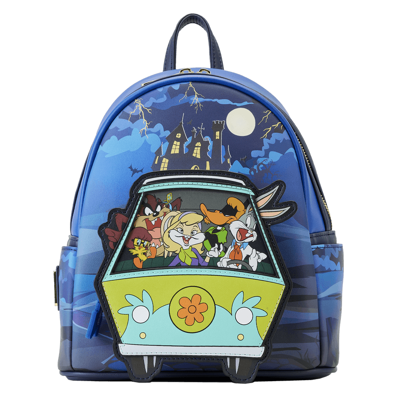 LOUWBBK0015 Looney Tunes - Scooby Mash Up WB100 Mini Backpack - Loungefly - Titan Pop Culture