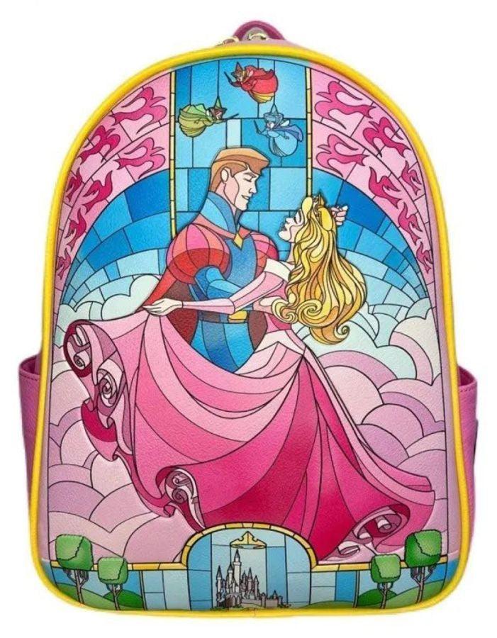 LOUWDBK2196 Sleeping Beauty - Stained Glass US Exclusive Mini Backpack - Loungefly - Titan Pop Culture