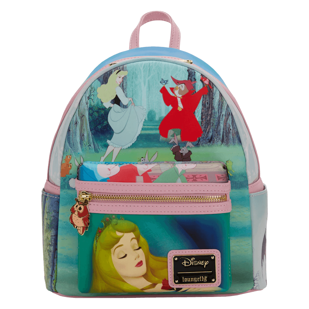 LOUWDBK2379 Sleeping Beauty - Princess Scene Mini Backpack - Loungefly - Titan Pop Culture