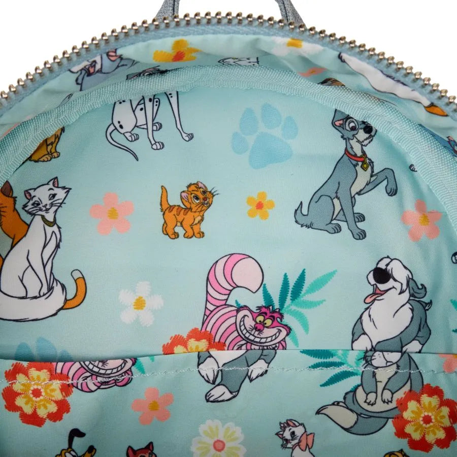 LOUWDBK4023 Disney - Dogs & Cats Faux Denim Mini Backpack - Loungefly - Titan Pop Culture