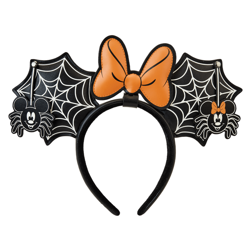 LOUWDHB0118 Disney - Mickey & Minnie Mouse Spider Ear Headband - Loungefly - Titan Pop Culture
