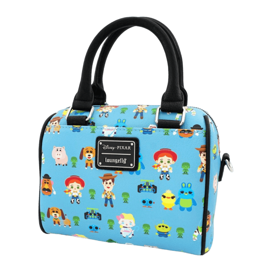 Toy Story 4 - Chibi Print Duffle Bag Duffle Bag by Loungefly | Titan Pop Culture