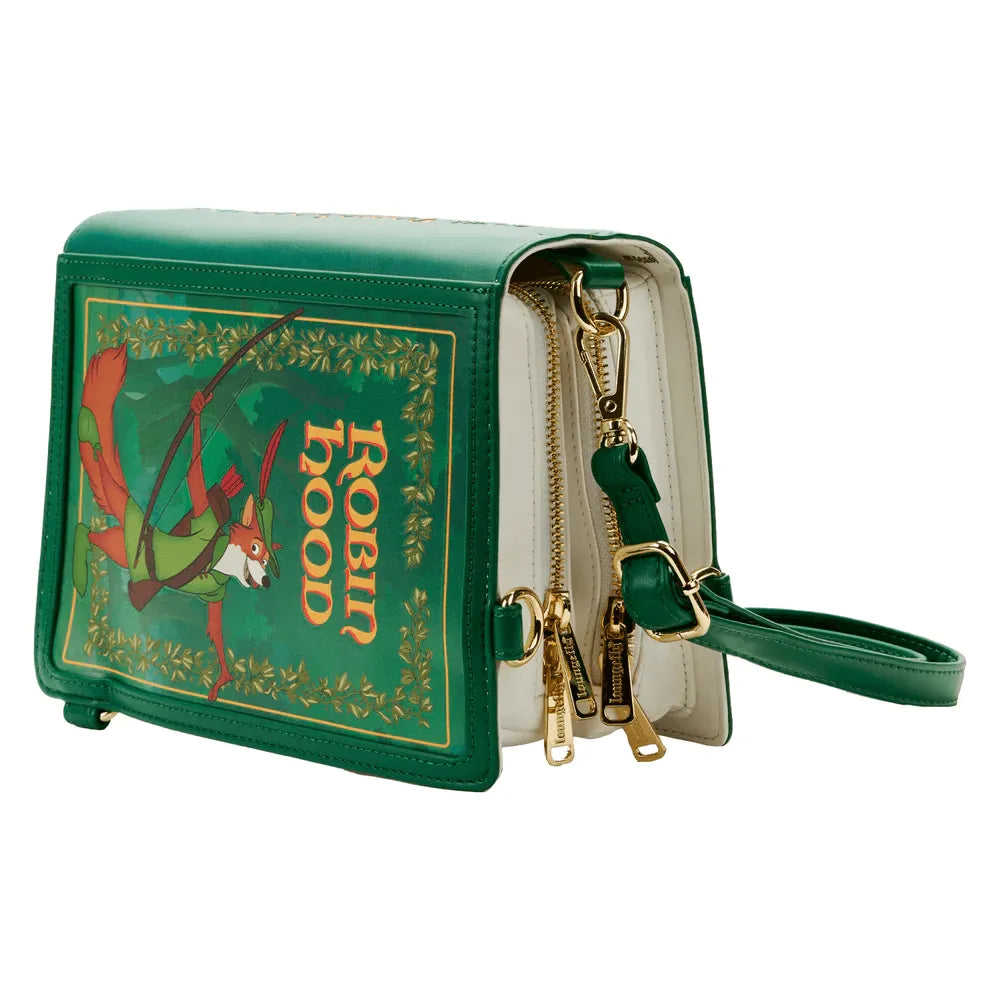 LOUWDTB2672 Robin Hood (1973) - Classic Book Cover Convertible Crossbody - Loungefly - Titan Pop Culture