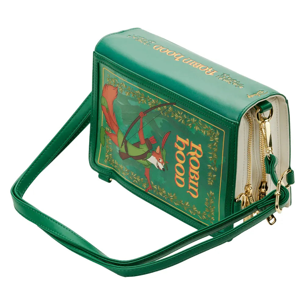 LOUWDTB2672 Robin Hood (1973) - Classic Book Cover Convertible Crossbody - Loungefly - Titan Pop Culture