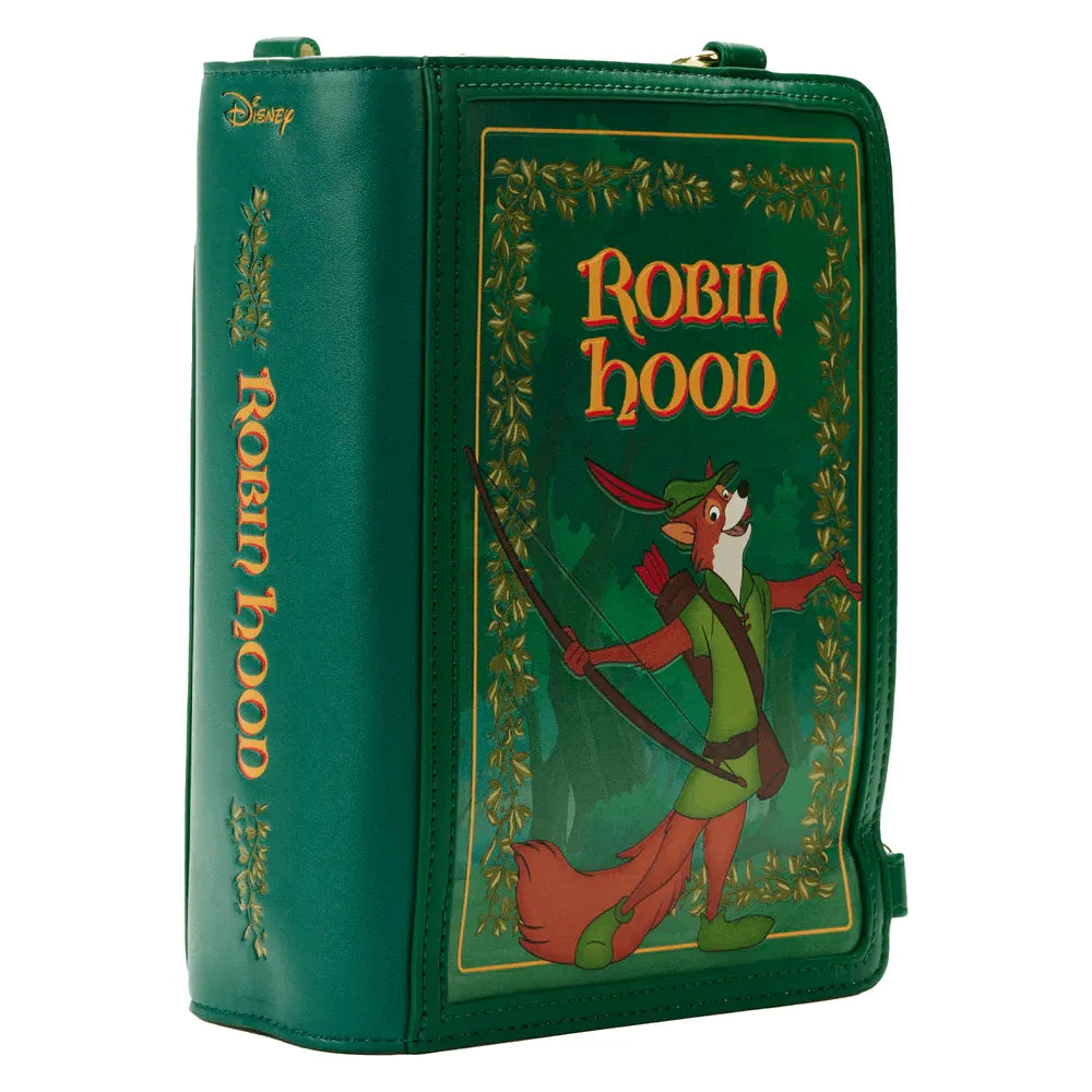 LOUWDTB2672 Robin Hood (1973) - Classic Book Cover Convertible Crossbody - Loungefly - Titan Pop Culture