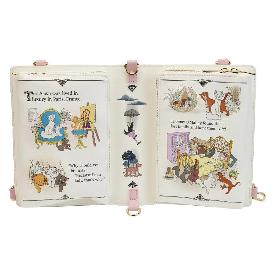 LOUWDTB2719 The Aristocats (1970) - Book Convertible Crossbody Bag - Loungefly - Titan Pop Culture