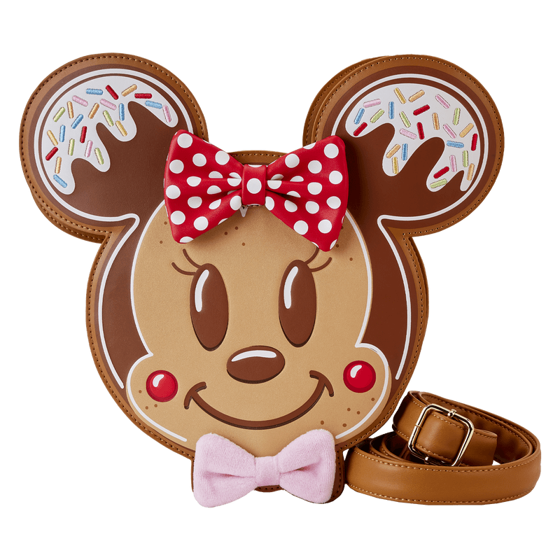 LOUWDTB2876 Disney - Mickey & Minnie Gingerbread Cookie Crossbody - Loungefly - Titan Pop Culture