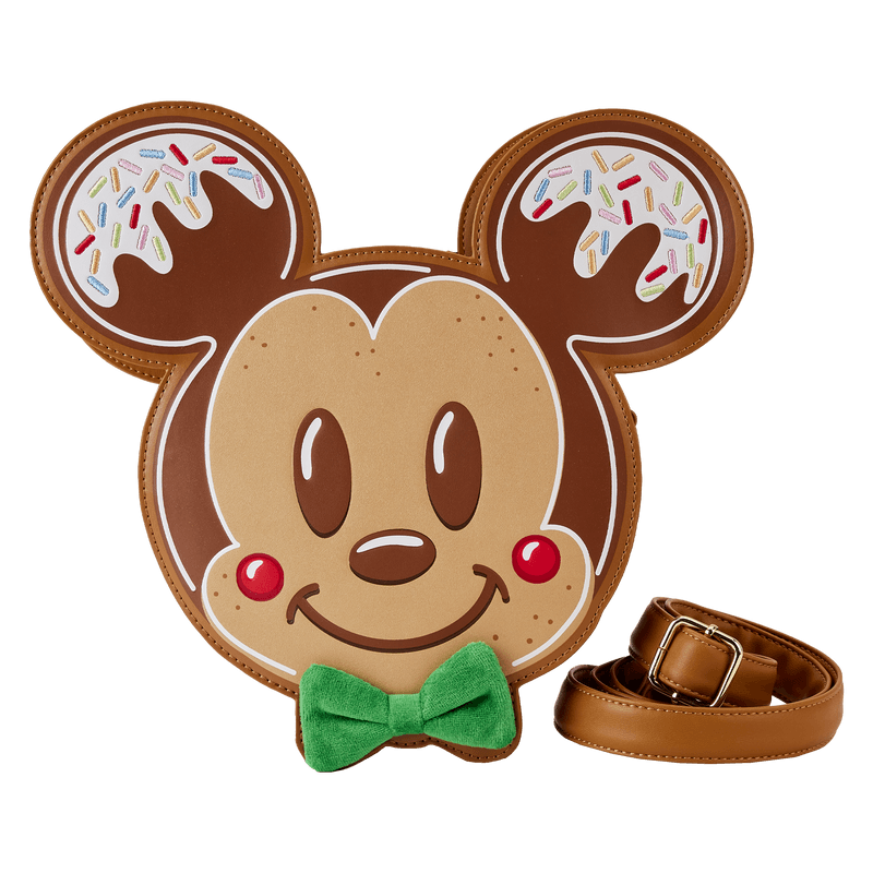 LOUWDTB2876 Disney - Mickey & Minnie Gingerbread Cookie Crossbody - Loungefly - Titan Pop Culture