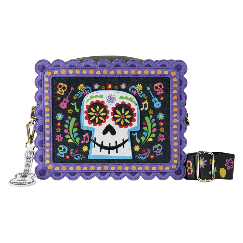 Coco - Miguel Calavera Floral Skull Crossbody Bag Crossbody by Loungefly | Titan Pop Culture