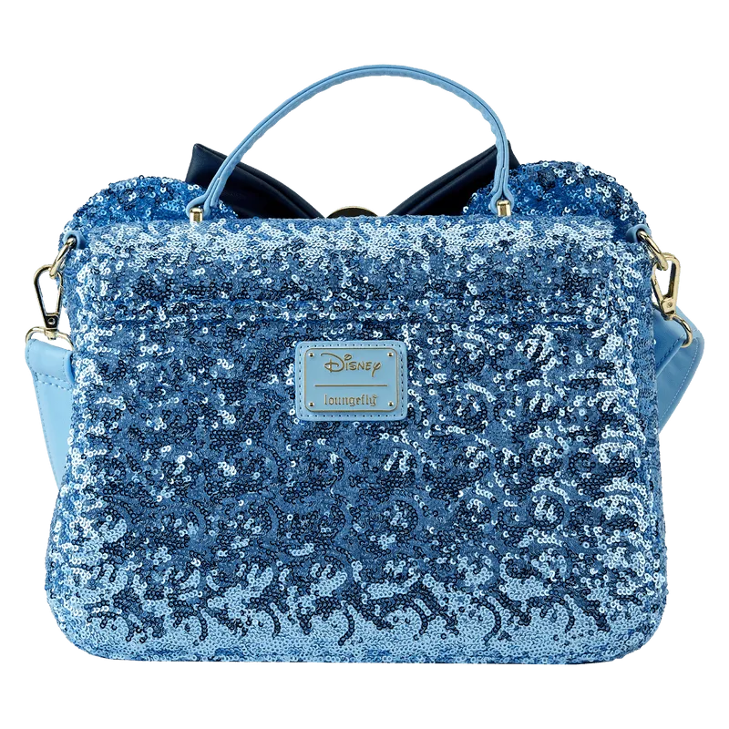 LOUWDTB2885 Disney - Minnie Mouse Hanukkah Sequin Crossbody - Loungefly - Titan Pop Culture