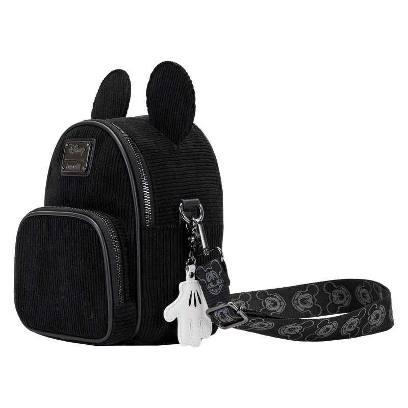 LOUWDTB2890 Disney: D100 - Classic Corduroy Convertible Mini Backpack/Crossbody Bag - Loungefly - Titan Pop Culture
