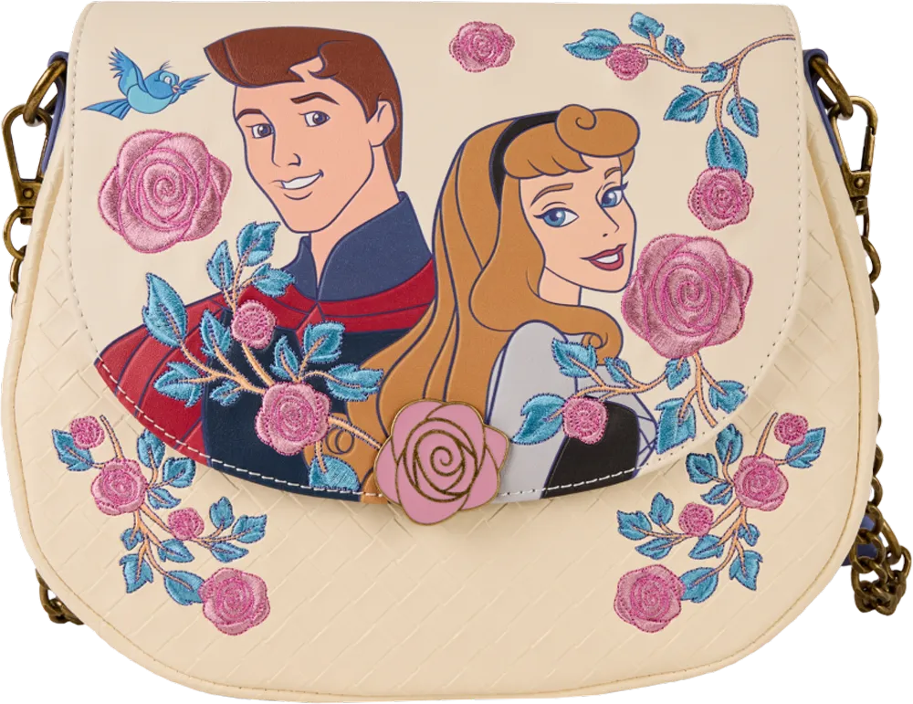 LOUWDTB3228 Disney - Princess Aurora & Prince Phillip Crossbody Bag - Loungefly - Titan Pop Culture