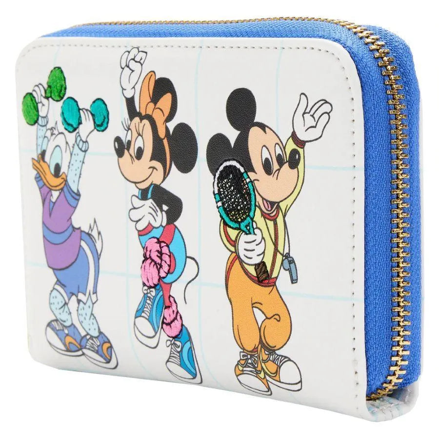 LOUWDWA2094 Disney - Mousercise Zip Purse - Loungefly - Titan Pop Culture