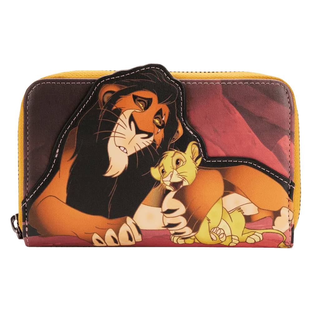 LOUWDWA2113 Lion King (1994) - Scar Scene Zip Purse - Loungefly - Titan Pop Culture