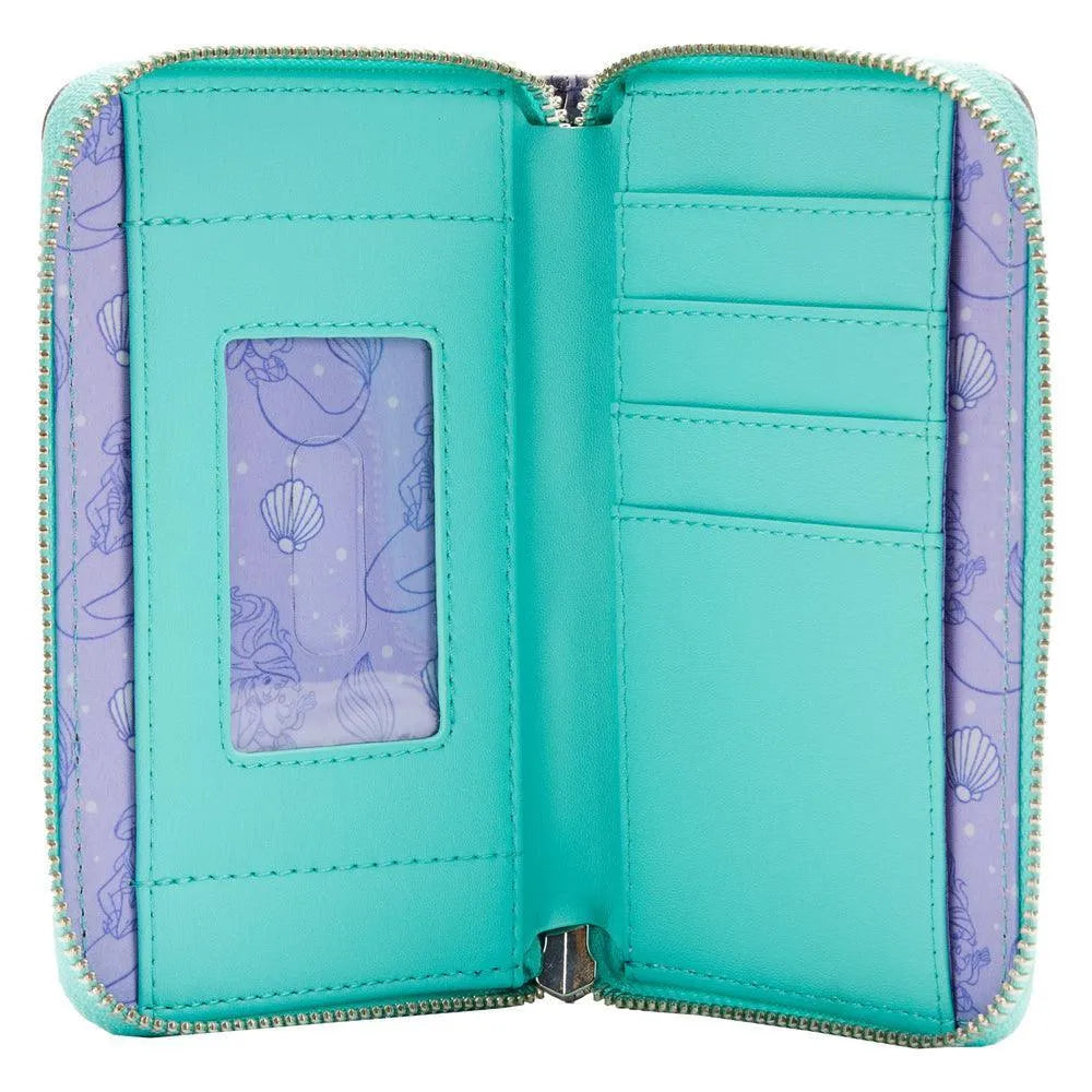 LOUWDWA2174 The Little Mermaid (1989) - Princess Scenes Zip Purse - Loungefly - Titan Pop Culture