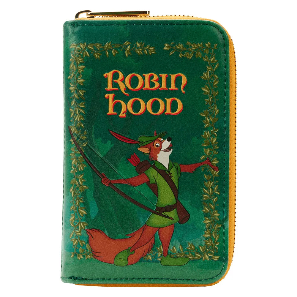 LOUWDWA2340 Robin Hood (1973) - Classic Book Cover Zip Around Purse - Loungefly - Titan Pop Culture