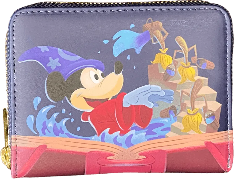 LOUWDWA2373 Fantasia - Sorcerer Mickey Zip Around Wallet [RS] - Loungefly - Titan Pop Culture