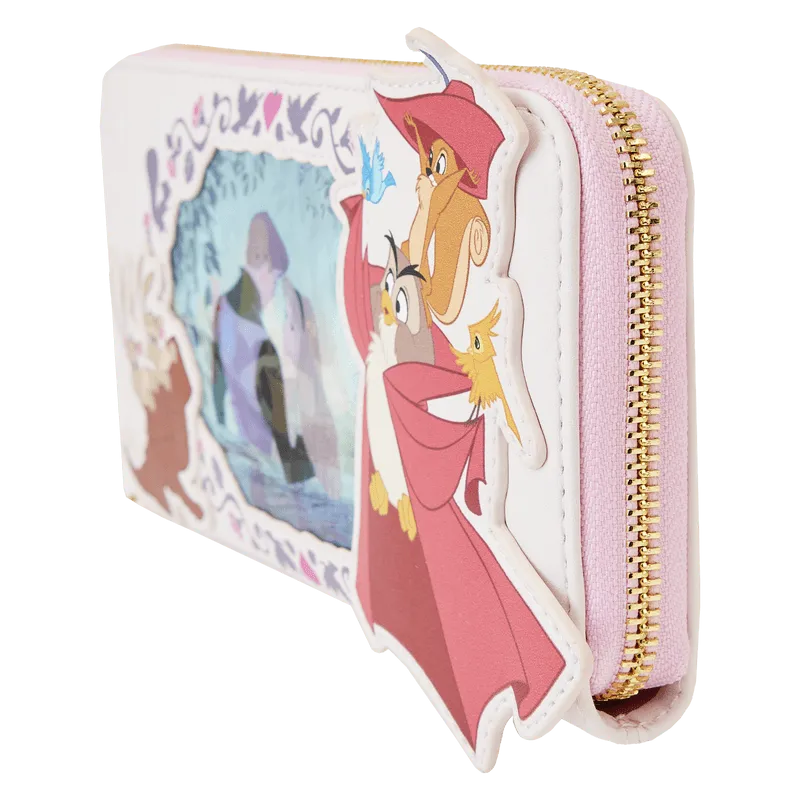 LOUWDWA2598 Sleeping Beauty - Princess Lenticular Series Wristlet Wallet - Loungefly - Titan Pop Culture