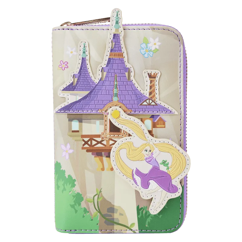 LOUWDWA2608 Tangled - Rapunzel Swinging Zip Around Wallet - Loungefly - Titan Pop Culture