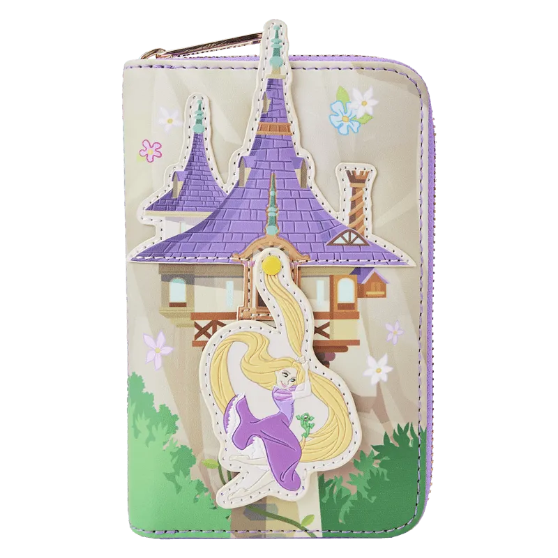 LOUWDWA2608 Tangled - Rapunzel Swinging Zip Around Wallet - Loungefly - Titan Pop Culture