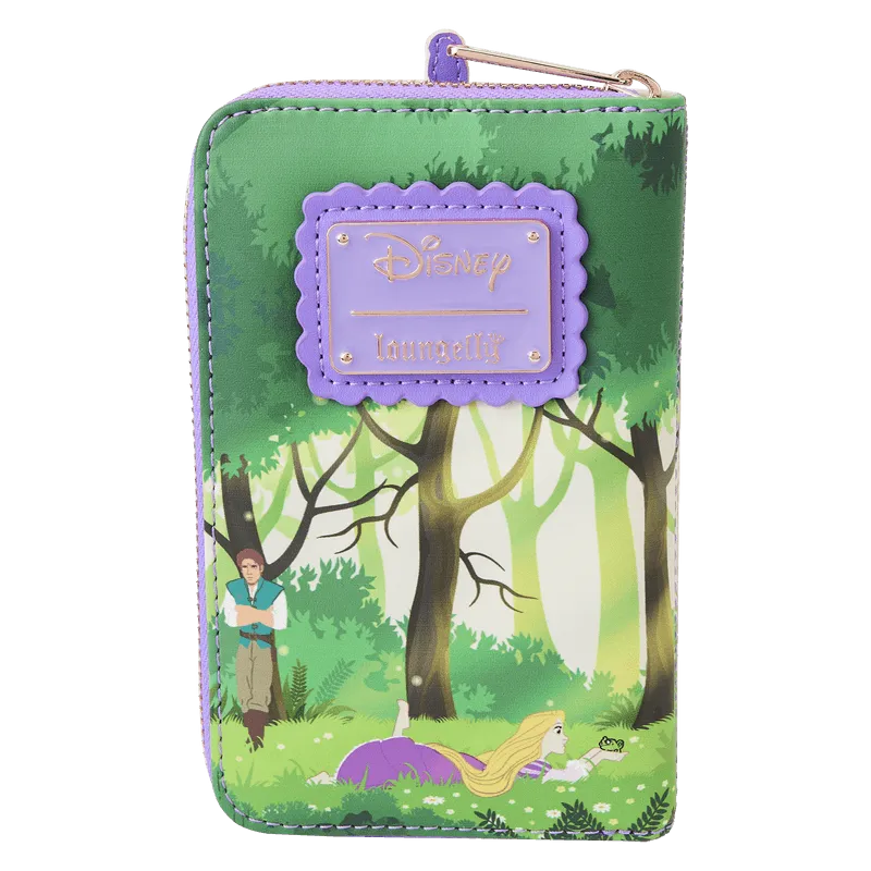 LOUWDWA2608 Tangled - Rapunzel Swinging Zip Around Wallet - Loungefly - Titan Pop Culture