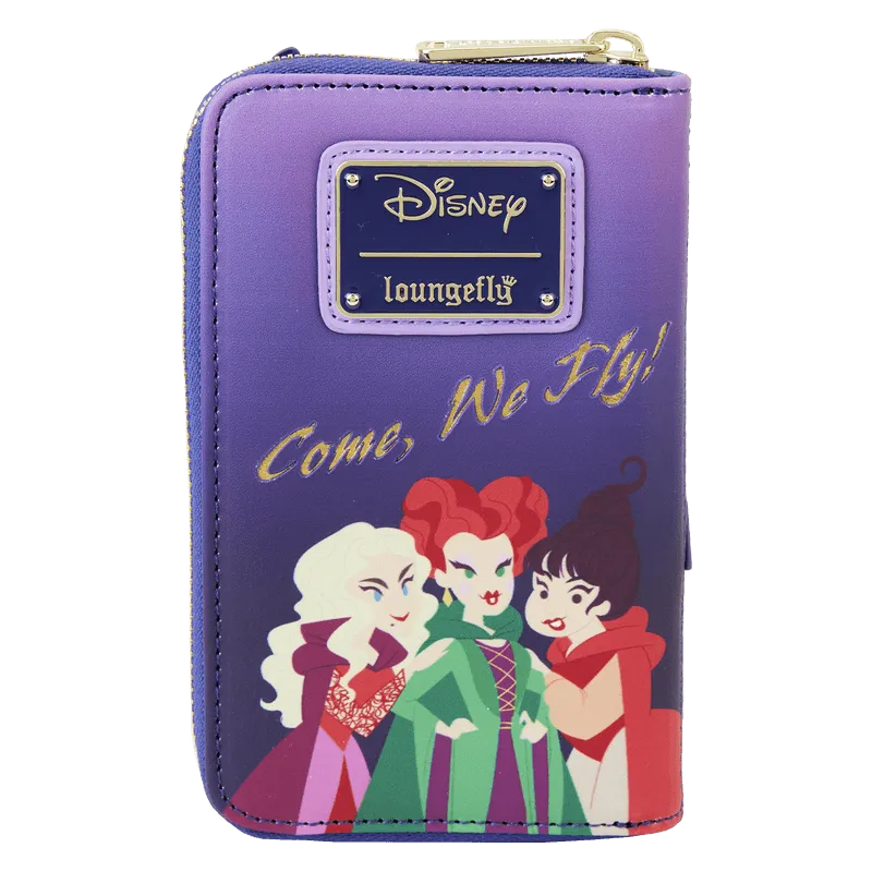 LOUWDWA2630 Hocus Pocus - Sanderson Sisters' House Glow Zip Around Wallet - Loungefly - Titan Pop Culture