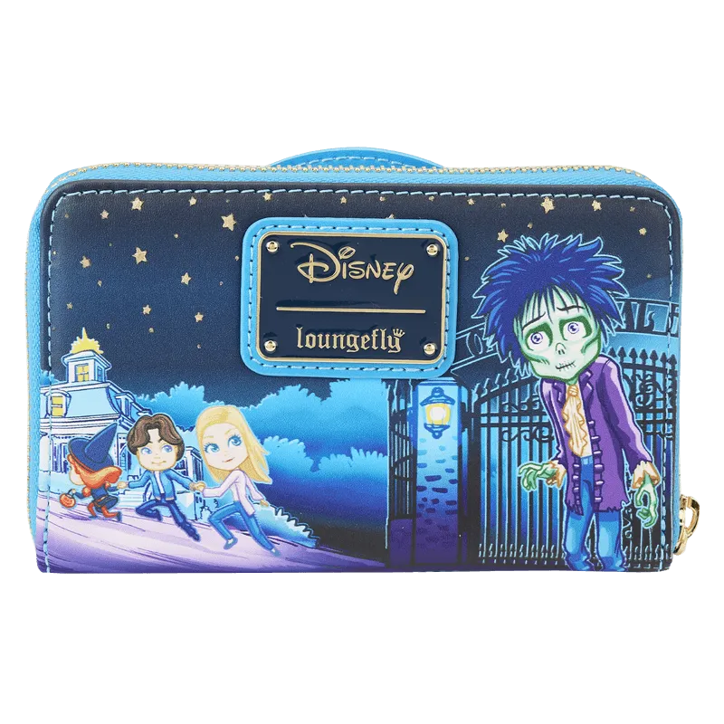 LOUWDWA2648 Hocus Pocus - Poster Glow Zip Around Wallet - Loungefly - Titan Pop Culture
