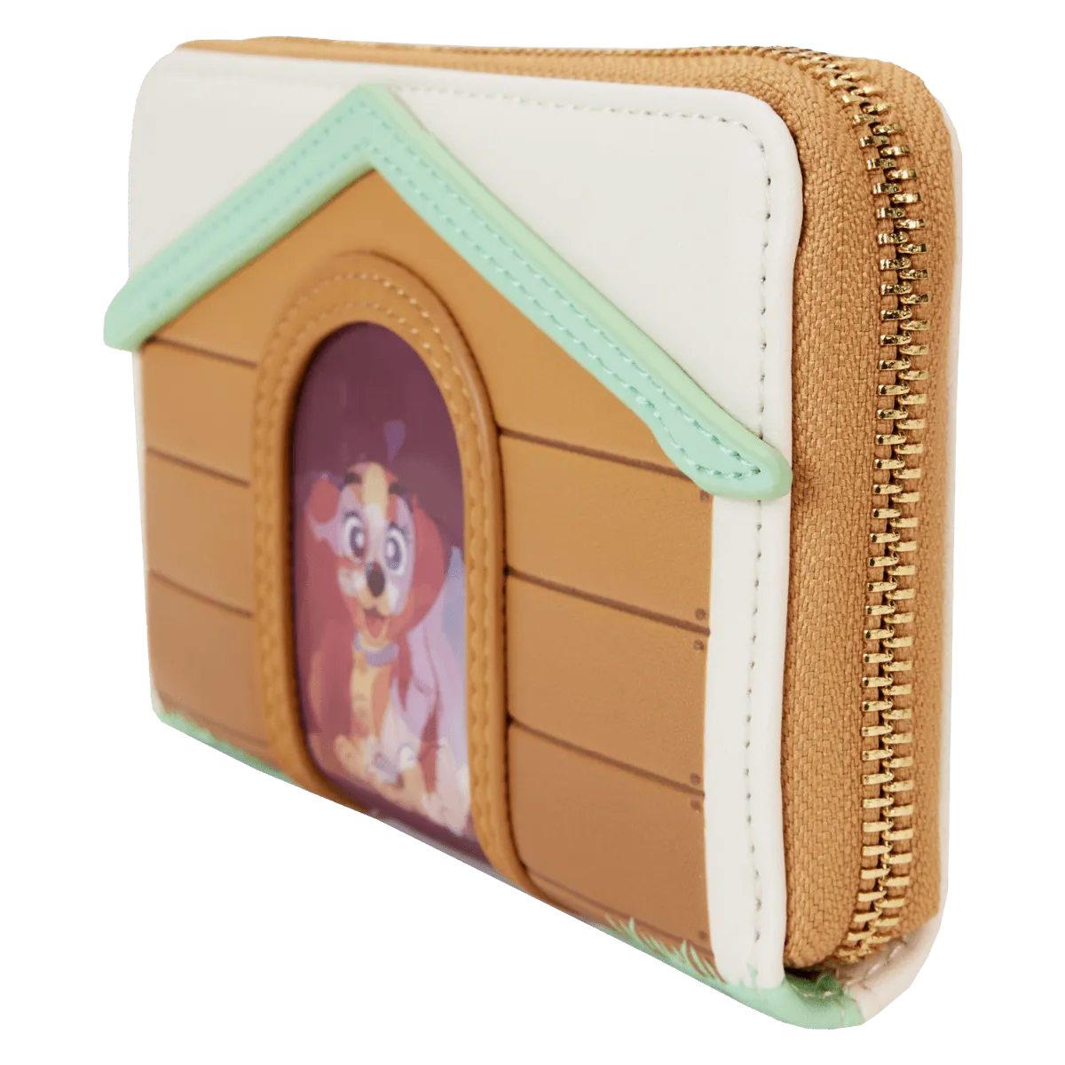 LOUWDWA2937 Disney - I Heart Disney Dogs Lenticular Zip Wallet - Loungefly - Titan Pop Culture