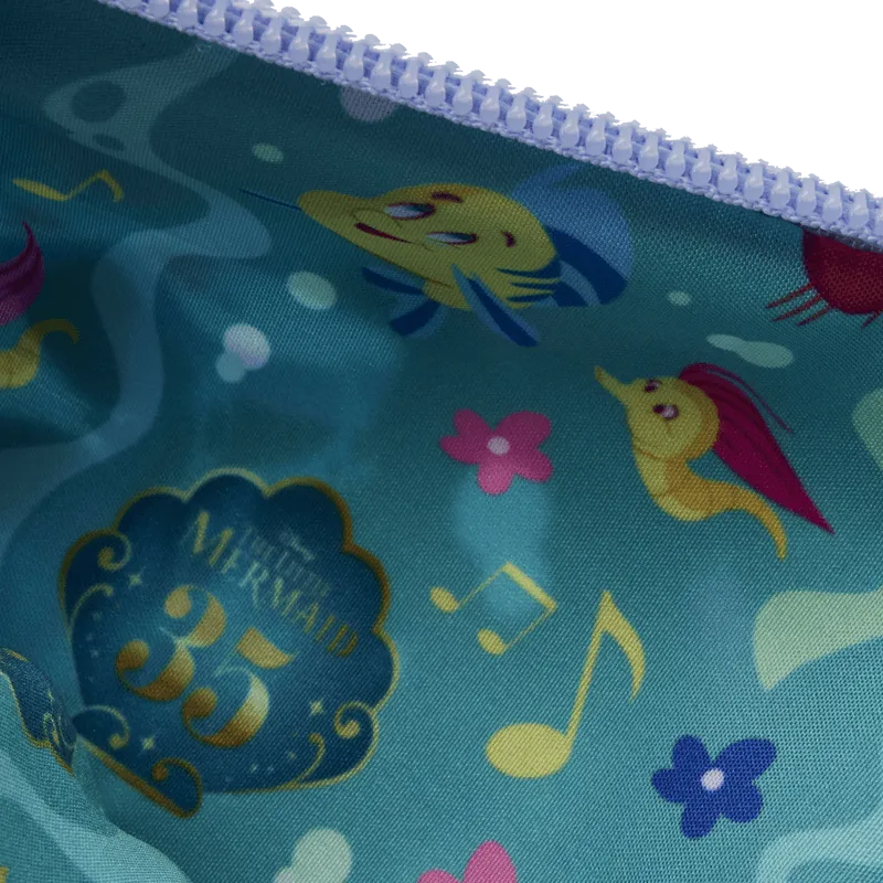 LOUWDWC0062 The Little Mermaid (1989) 35th Anniversary - Life Is The Bubbles Nylon Purse - Loungefly - Titan Pop Culture