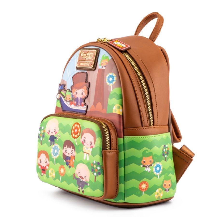 LOUWWOBK0003 Willy Wonka and the Chocolate Factory - 50th ANNIV Mini Backpack - Loungefly - Titan Pop Culture