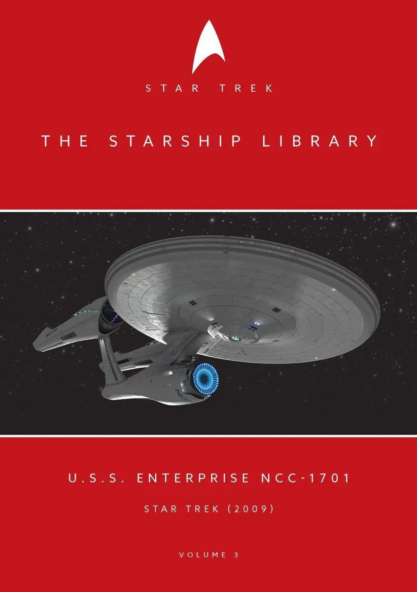 Star Trek (2009) - USS Enterprise NCC-1701 (Cronología Kelvin) Barco de fundición a presión y libro