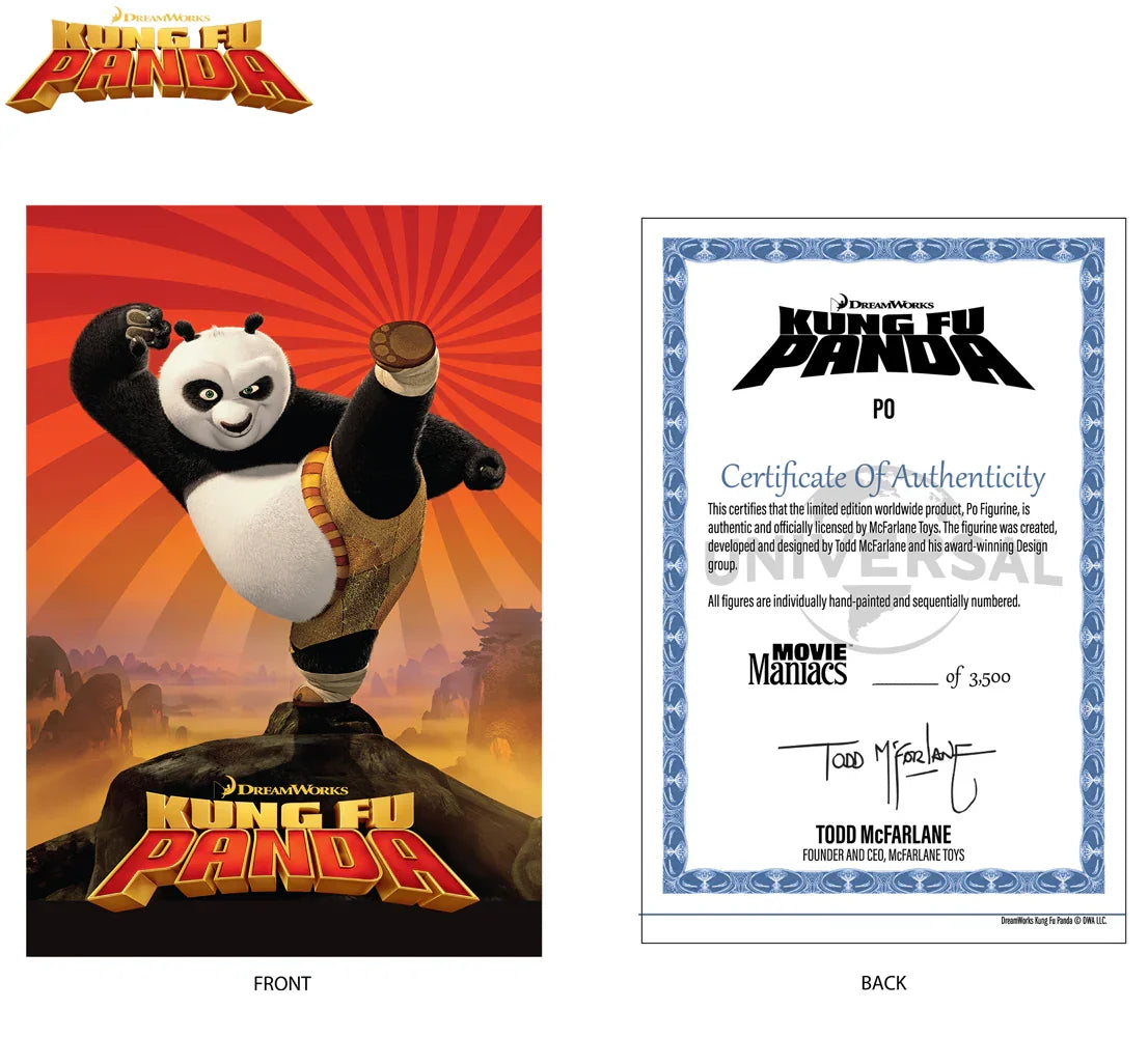 MCF14081 Kung Fu Panda - Kung Fu Panda Movie Maniacs 6" Figure - McFarlane Toys - Titan Pop Culture