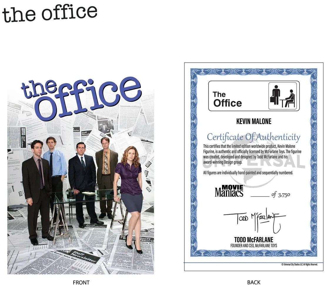 MCF14082 The Office - Kevin Malone Movie Maniacs 6" Figure - McFarlane Toys - Titan Pop Culture