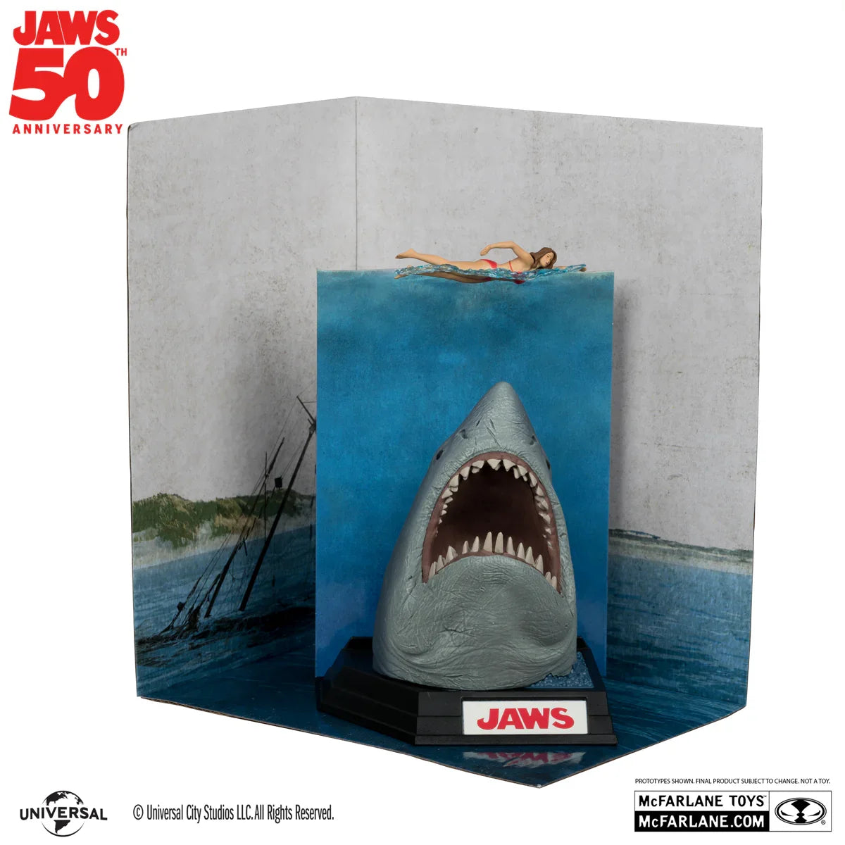 MCF14083 Movie Maniacs - Jaws 6" Figure - McFarlane Toys - Titan Pop Culture