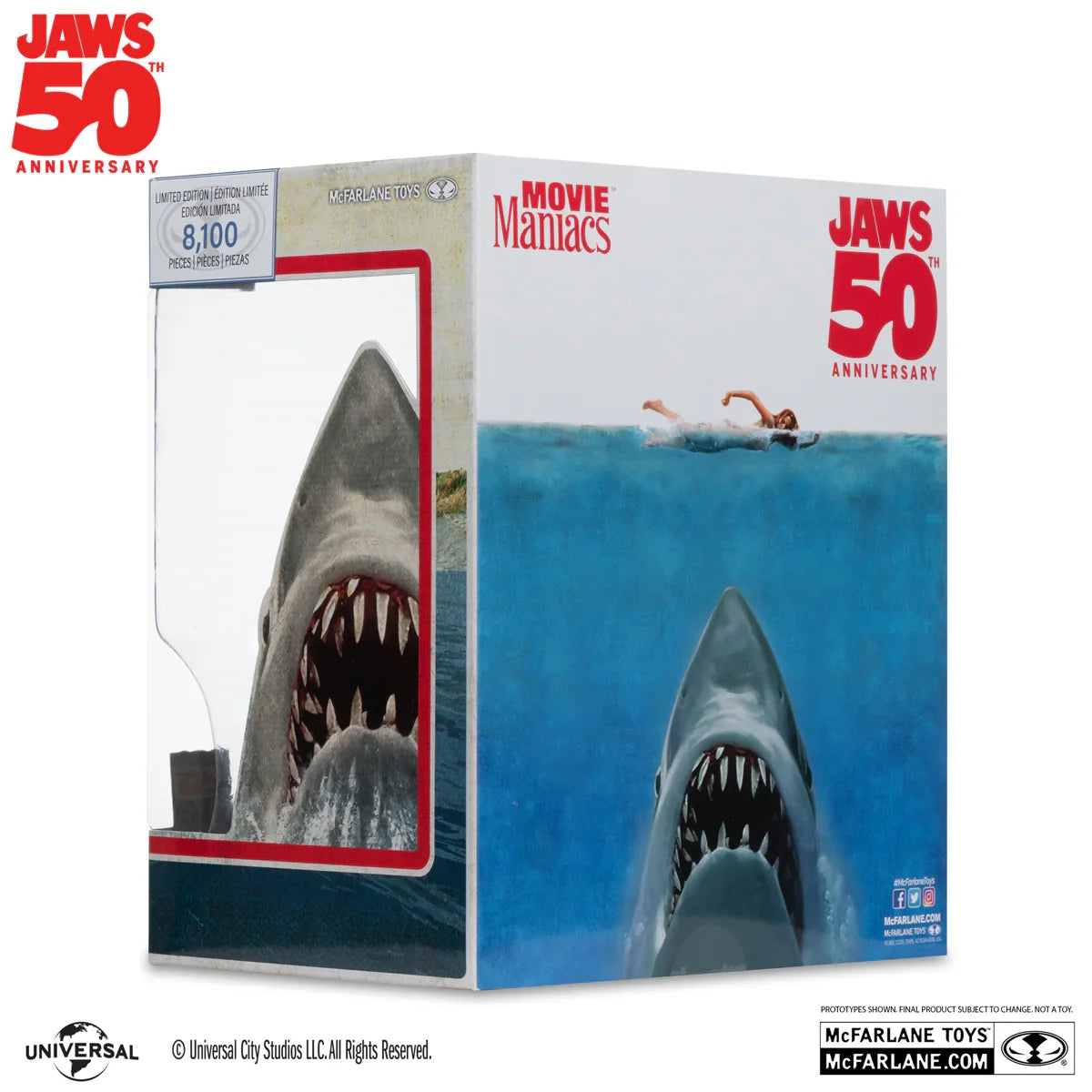 MCF14083 Movie Maniacs - Jaws 6" Figure - McFarlane Toys - Titan Pop Culture