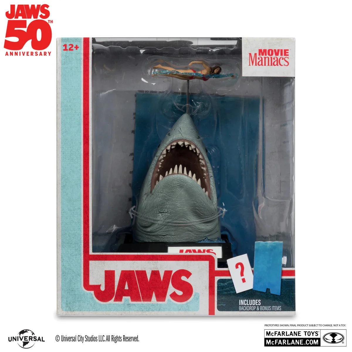MCF14083 Movie Maniacs - Jaws 6" Figure - McFarlane Toys - Titan Pop Culture