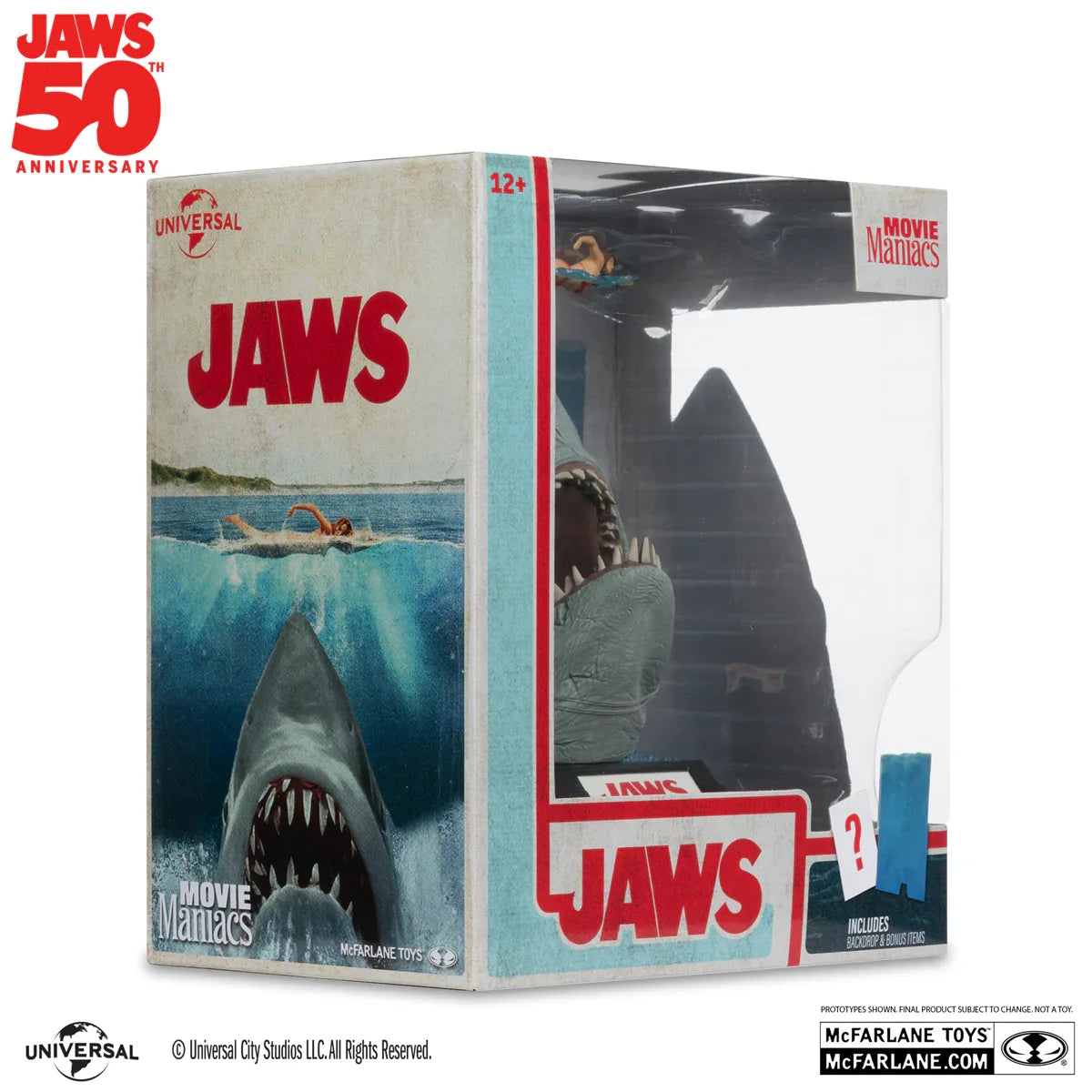 MCF14083 Movie Maniacs - Jaws 6" Figure - McFarlane Toys - Titan Pop Culture