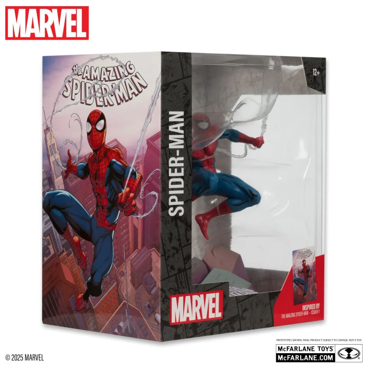 MCF14803 Marvel - Spider-Man "The Amazing Spider-Man #1" 1:10 Scale Posed Figure - McFarlane Toys - Titan Pop Culture