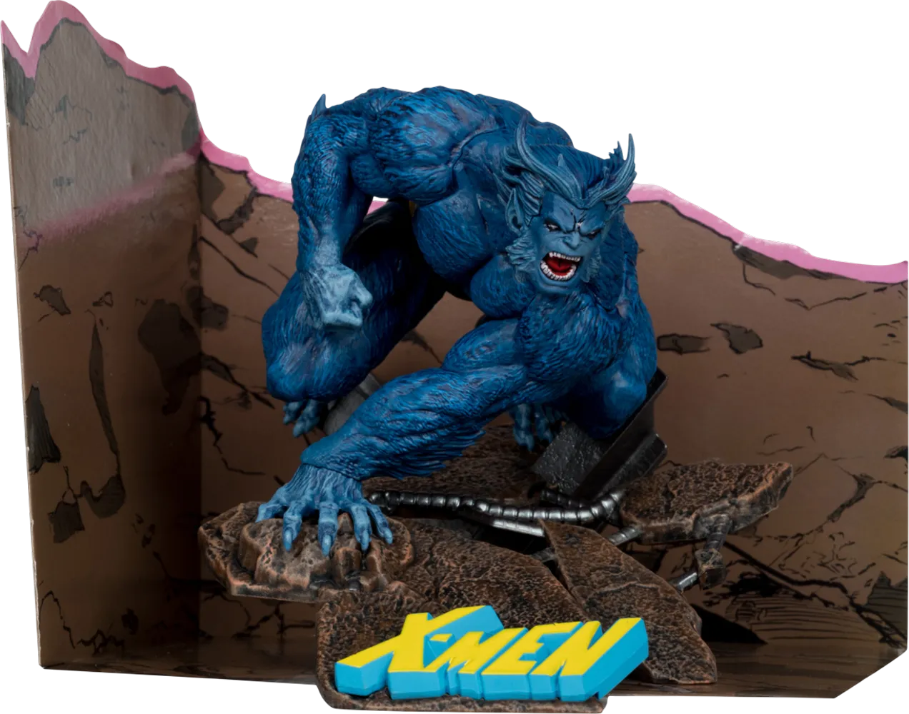 MCF14806 Marvel - Beast "X-Men 1" 1:10 Scale Posed Figure - McFarlane Toys - Titan Pop Culture