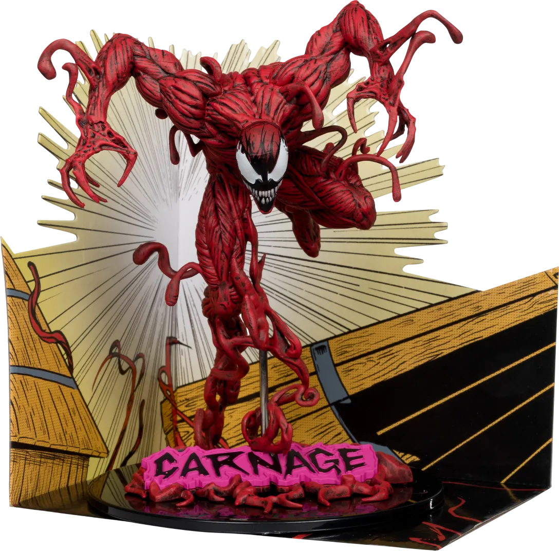 MCF14808 Marvel - Carnage "The Amazing Spider-Man #362" 1:10 Scale Posed Figure - McFarlane Toys - Titan Pop Culture