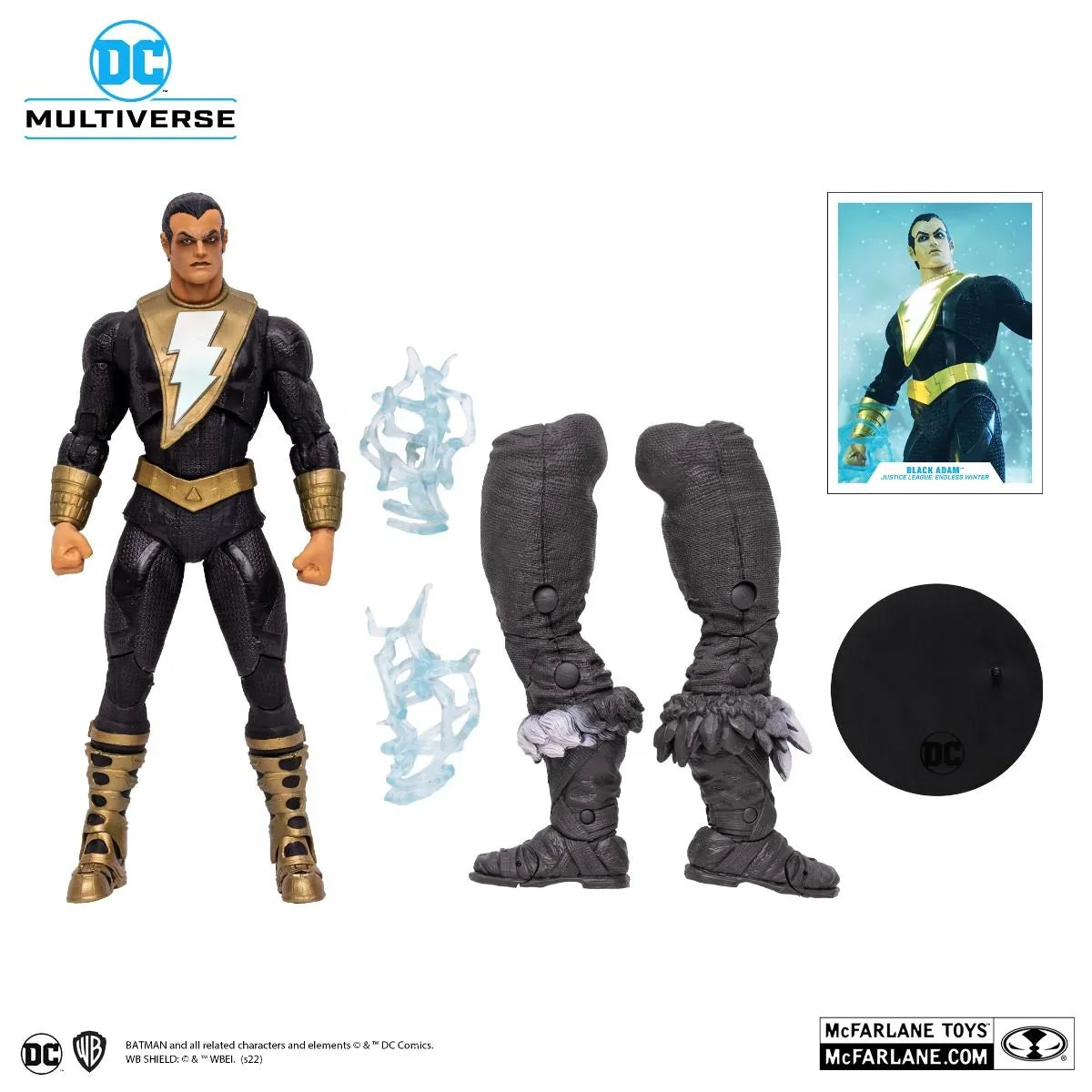 DC: Endless Winter - Black Adam 7" Figure